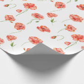 Waterverf bloemen bloemen cadeaupapier (Hoek)
