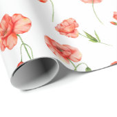 Waterverf bloemen bloemen cadeaupapier (Rol Hoek)