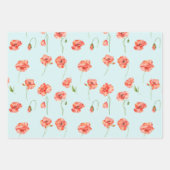 Waterverf bloemen bloemen inpakpapier vel (Voorkant 2)