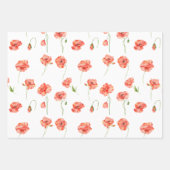 Waterverf bloemen bloemen inpakpapier vel (Voorkant)