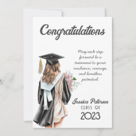 Waterverf Bloemen Blond Meisje Gefeliciteerd