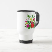 Waterverf Bloemen Boeket-47149 Reisbeker (Voorkant rechts)