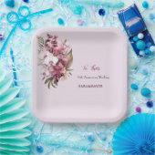 Waterverf Bloemen Boeket bruiloft Papier Bord (Feest)