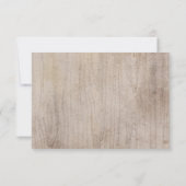 Waterverf Bloemen Boheemse Land Schuur Bruiloft RSVP Kaartje (Achterkant)