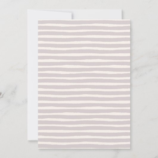 Waterverf Bloemen Bonjour Meisje Baby 2 Kaart (Achterkant)