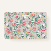  Waterverf Bloemen Botanisch Badge (Achterkant)