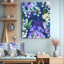 waterverf Bloemen Botanisch gebladerte groen