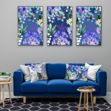 waterverf Bloemen Botanisch gebladerte groen