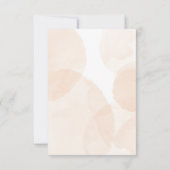 waterverf Bloemen Botanische sinaasappel Bruine br Kaart (Achterkant)