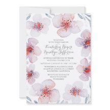 Waterverf Bloemen - Botanische Tuin Moderne Trouwd