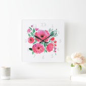 Waterverf bloemen, bouquet 2. grote klok (Huis)