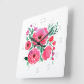 Waterverf bloemen, bouquet 2. grote klok (Hoek)