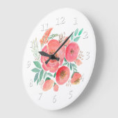 Waterverf bloemen, bouquet. grote klok (Hoek)