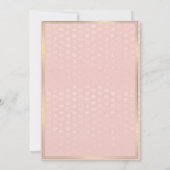 Waterverf Bloemen Bruidsdouche Invitation ID302 Kaart (Achterkant)