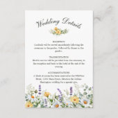 Waterverf Bloemen Bruiloft Behuizing Kaart (Voorkant)