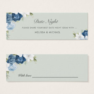 Waterverf Bloemen Bruiloft Date Night Pot Kaart