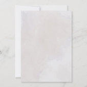 waterverf bloemen bruiloft kaart (Achterkant)