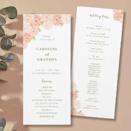 WATERVERF BLOEMEN BRUILOFT PROGRAMMA