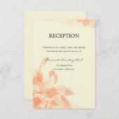 Waterverf Bloemen Bruiloft Uitnodiging Informatiekaartje (Voorkant / Achterkant)