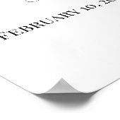 Waterverf Bloemen Bruiloft Welkomstbord Poster (Hoek)