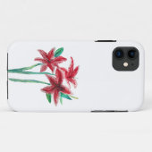 Waterverf bloemen Case-Mate iPhone case (Achterkant (horizontaal))