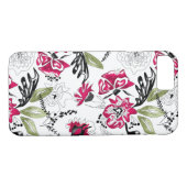 Waterverf bloemen Case-Mate iPhone case (Achterkant (Horizontaal))