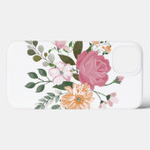 Waterverf bloemen Case-Mate iPhone case (Achterkant (horizontaal))