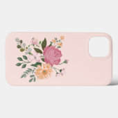 Waterverf bloemen Case-Mate iPhone case (Achterkant (horizontaal))