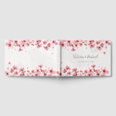Waterverf Bloemen Cherry Blossom Bruiloft Gastenboek (Volledig)