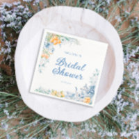 Waterverf Bloemen & Citroenen Theepartij Bruidsuit