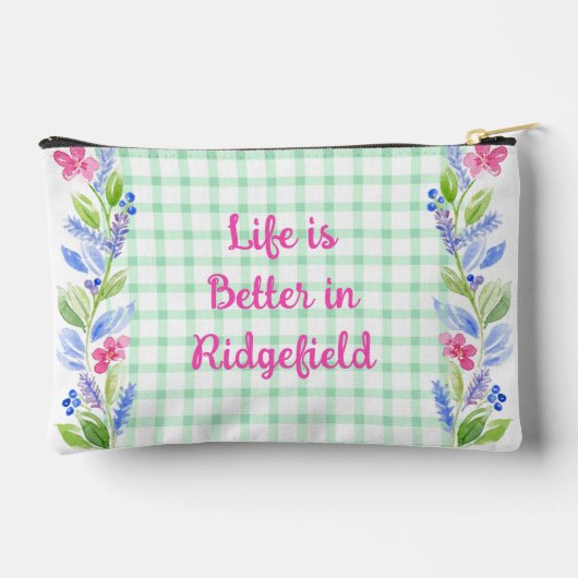 Waterverf Bloemen Controleer LEVEN is beter Uw sta Etui (Achterkant)