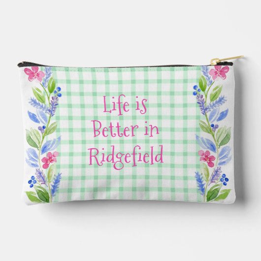 Waterverf Bloemen Controleer LEVEN is beter Uw sta Etui (Achterkant)