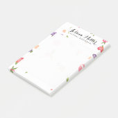  Waterverf Bloemen Craft Designer II Post-it® Notes (Schuin)