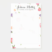  Waterverf Bloemen Craft Designer II Post-it® Notes (Voorkant)