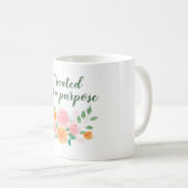 Waterverf Bloemen Creëer voor een doel Koffiemok (Voorkant rechts)