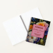 Waterverf Bloemen Dankbaarheid Tijdschrift Notitie Notitieboek (Binnen)