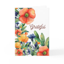 Waterverf Bloemen Dankbare Thanksgiving Vakantie