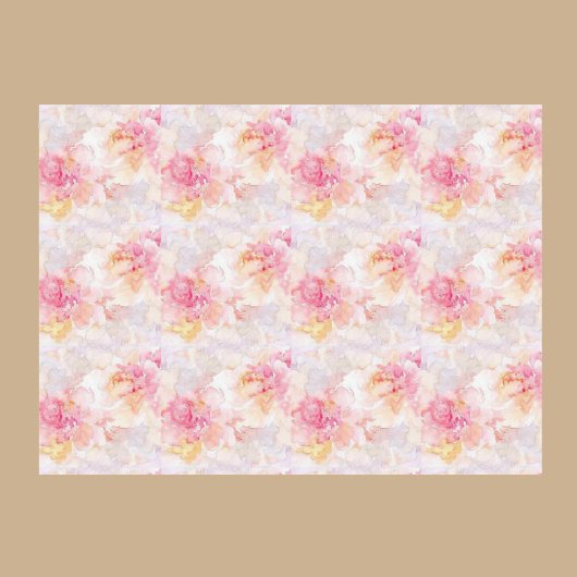 Waterverf Bloemen Decoupage Tissue Paper Tissuepapier