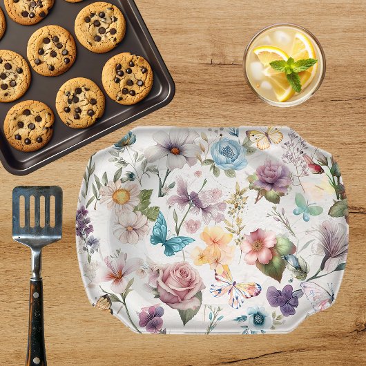 Waterverf Bloemen Decoupage tissuepapier