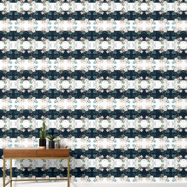 Waterverf Bloemen diep in de droom Behang (Hal)