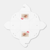 Waterverf Bloemen Doopdoop Bedankdoosjes (Uitgevouwen)