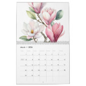 Waterverf bloemen door Francoise 12 maand Kalender (Mar 2026)
