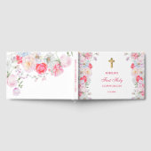 Waterverf Bloemen Eerste Communie Gastboek Gastenboek (Volledig)