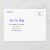 Waterverf Bloemen Elegant Verjaardagsfeest Aankondigingskaart (Achterkant)