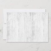 Waterverf Bloemen Elegante Boerderij Verjaardagsfo Kaart (Achterkant)