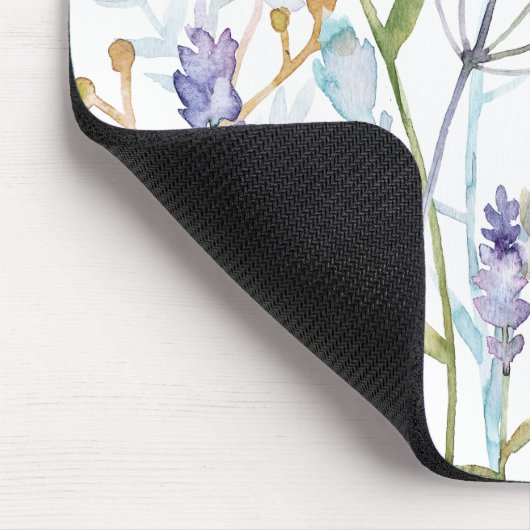  Waterverf Bloemen en Bessen Muismat (Hoek)