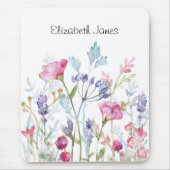  Waterverf Bloemen en Bessen Muismat (Voorkant)