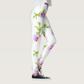 Waterverf bloemen en bladeren leggings (Rechts)