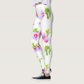 Waterverf bloemen en bladeren leggings (Links)
