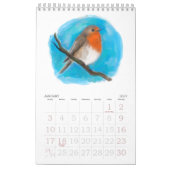 Waterverf bloemen en dieren Kalender (Jan 2027)